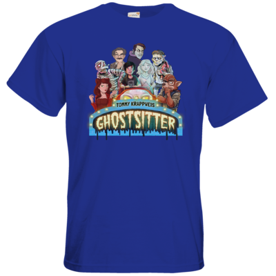 Motiv: T-Shirt Premium FAIR WEAR - Ghostsitter - bestimme auf Wunsch Details wie Produkt, Grösse, Farbe und Position selbst ! Motiv: T-Shirt Premium FAIR WEAR - Ghostsitter