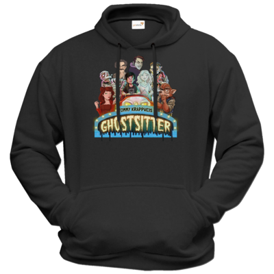 Motiv: Hoodie Premium FAIR WEAR - Ghostsitter - bestimme auf Wunsch Details wie Produkt, Grösse, Farbe und Position selbst ! Motiv: Hoodie Premium FAIR WEAR - Ghostsitter