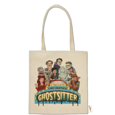 Motiv: Baumwolltasche - Ghostsitter - bestimme auf Wunsch Details wie Produkt, Grösse, Farbe und Position selbst ! Motiv: Baumwolltasche - Ghostsitter