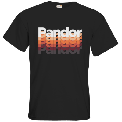 Motiv: T-Shirt Premium FAIR WEAR - Pandor Schriftzug20 - bestimme auf Wunsch Details wie Produkt, Grösse, Farbe und Position selbst ! Motiv: T-Shirt Premium FAIR WEAR - Pandor Schriftzug20