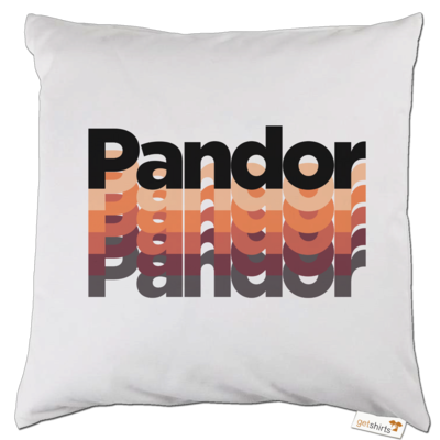 Motiv: Kissen - Pandor Schriftzug20 - bestimme auf Wunsch Details wie Produkt, Grösse, Farbe und Position selbst ! Motiv: Kissen - Pandor Schriftzug20