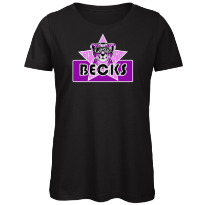 Motiv: Organic Lady T-Shirt - Becks - bestimme auf Wunsch Details wie Produkt, Grösse, Farbe und Position selbst ! Motiv: Organic Lady T-Shirt - Becks