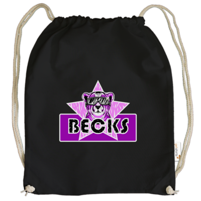 Motiv: Cotton Gymsac - Becks - bestimme auf Wunsch Details wie Produkt, Grösse, Farbe und Position selbst ! Motiv: Cotton Gymsac - Becks