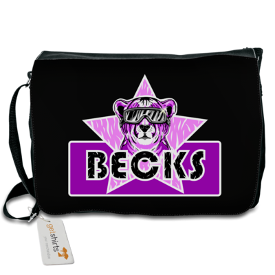 Motiv: Schultertasche - Becks - bestimme auf Wunsch Details wie Produkt, Grösse, Farbe und Position selbst ! Motiv: Schultertasche - Becks