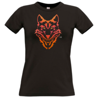 Motiv: T-Shirt Damen Premium FAIR WEAR - WolfsOrange - bestimme auf Wunsch Details wie Produkt, Grösse, Farbe und Position selbst ! Motiv: T-Shirt Damen Premium FAIR WEAR - WolfsOrange