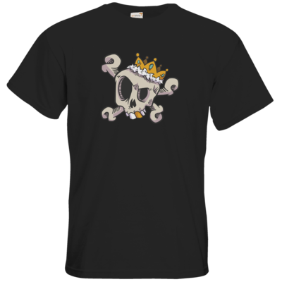 Motiv: T-Shirt Premium FAIR WEAR - King Skull - bestimme auf Wunsch Details wie Produkt, Grösse, Farbe und Position selbst ! Motiv: T-Shirt Premium FAIR WEAR - King Skull