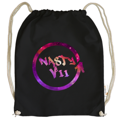 Motiv: Cotton Gymsac - Galaxy - bestimme auf Wunsch Details wie Produkt, Grösse, Farbe und Position selbst ! Motiv: Cotton Gymsac - Galaxy