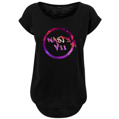 Motiv: Ladies Long Slub Tee - Galaxy - bestimme auf Wunsch Details wie Produkt, Grösse, Farbe und Position selbst ! Motiv: Ladies Long Slub Tee - Galaxy