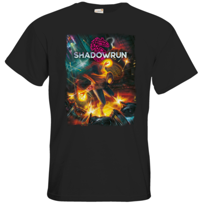 Motiv: T-Shirt Premium FAIR WEAR - Shadowrun (r) Cover - bestimme auf Wunsch Details wie Produkt, Grösse, Farbe und Position selbst ! Motiv: T-Shirt Premium FAIR WEAR - Shadowrun (r) Cover