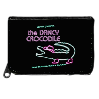 Motiv: Geldboerse - Dancy Crocodile - bestimme auf Wunsch Details wie Produkt, Grösse, Farbe und Position selbst ! Motiv: Geldboerse - Dancy Crocodile
