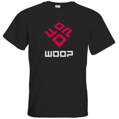 Motiv: T-Shirt Premium FAIR WEAR - Woop Logo - bestimme auf Wunsch Details wie Produkt, Grösse, Farbe und Position selbst ! Motiv: T-Shirt Premium FAIR WEAR - Woop Logo
