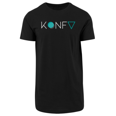 Motiv: Shaped Long Tee - KONFV Lettering - bestimme auf Wunsch Details wie Produkt, Grösse, Farbe und Position selbst ! Motiv: Shaped Long Tee - KONFV Lettering