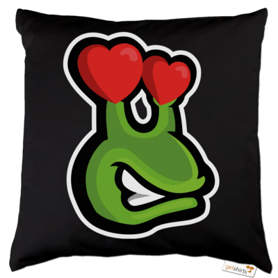 Motiv: Kissen Baumwolle - Emote Love - bestimme auf Wunsch Details wie Produkt, Grösse, Farbe und Position selbst ! Motiv: Kissen Baumwolle - Emote Love