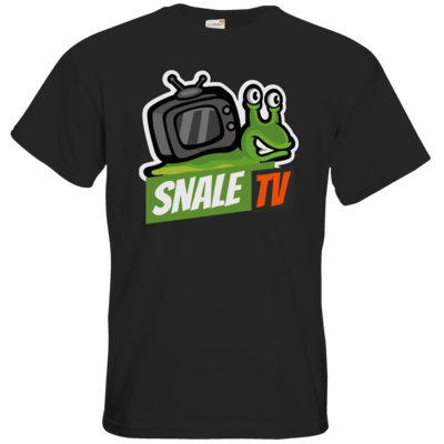 Motiv: T-Shirt Premium FAIR WEAR - snaleTV Logo - bestimme auf Wunsch Details wie Produkt, Grösse, Farbe und Position selbst ! Motiv: T-Shirt Premium FAIR WEAR - snaleTV Logo