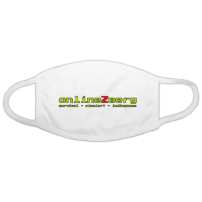 Motiv: Gesichtsmaske - Schriftzug - bestimme auf Wunsch Details wie Produkt, Grösse, Farbe und Position selbst ! Motiv: Gesichtsmaske - Schriftzug