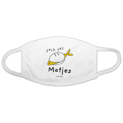 Motiv: Gesichtsmaske - f*ck yes Matjes - bestimme auf Wunsch Details wie Produkt, Grösse, Farbe und Position selbst ! Motiv: Gesichtsmaske - f*ck yes Matjes