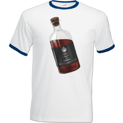 Motiv: T-Shirt Ringer - Rosso Rotwein - bestimme auf Wunsch Details wie Produkt, Grösse, Farbe und Position selbst ! Motiv: T-Shirt Ringer - Rosso Rotwein