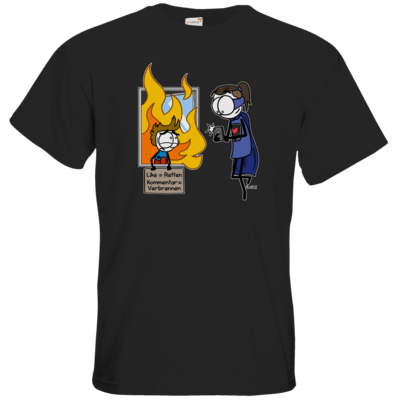 Motiv: T-Shirt Premium FAIR WEAR - Captain Social Media - bestimme auf Wunsch Details wie Produkt, Grösse, Farbe und Position selbst ! Motiv: T-Shirt Premium FAIR WEAR - Captain Social Media