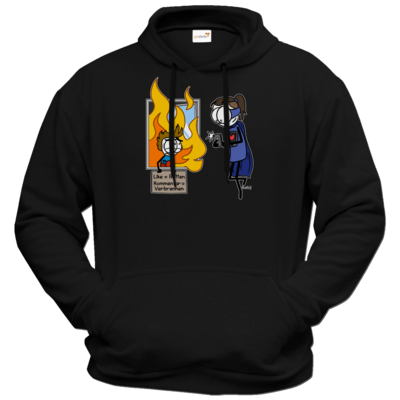 Motiv: Hoodie Premium FAIR WEAR - Captain Social Media - bestimme auf Wunsch Details wie Produkt, Grösse, Farbe und Position selbst ! Motiv: Hoodie Premium FAIR WEAR - Captain Social Media