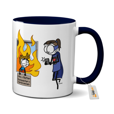 Motiv: Tasse farbig - Captain Social Media