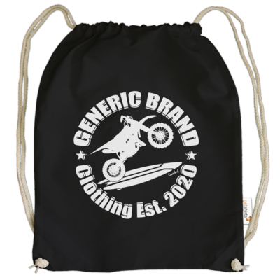 Motiv: Cotton Gymsac - Generic Brand Motorsurf - bestimme auf Wunsch Details wie Produkt, Grösse, Farbe und Position selbst ! Motiv: Cotton Gymsac - Generic Brand Motorsurf
