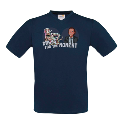 Motiv: T-Shirt V-Neck FAIR WEAR - Hop Tep - Dress for the moment - bestimme auf Wunsch Details wie Produkt, Grösse, Farbe und Position selbst ! Motiv: T-Shirt V-Neck FAIR WEAR - Hop Tep - Dress for the moment