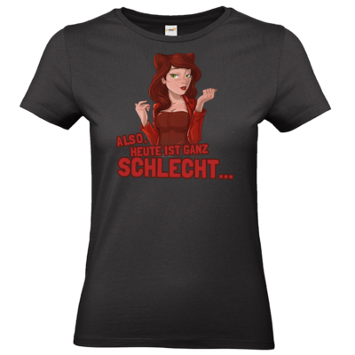 Motiv: T-Shirt Damen Premium FAIR WEAR - Dada - Heute ist schlecht - bestimme auf Wunsch Details wie Produkt, Grösse, Farbe und Position selbst ! Motiv: T-Shirt Damen Premium FAIR WEAR - Dada - Heute ist schlecht