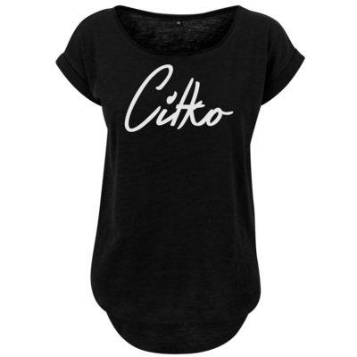 Motiv: Ladies Long Slub Tee - Citko - bestimme auf Wunsch Details wie Produkt, Grösse, Farbe und Position selbst ! Motiv: Ladies Long Slub Tee - Citko
