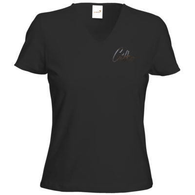 Motiv: T-Shirts Damen V-Neck FAIR WEAR - Citko Moon - bestimme auf Wunsch Details wie Produkt, Grösse, Farbe und Position selbst ! Motiv: T-Shirts Damen V-Neck FAIR WEAR - Citko Moon