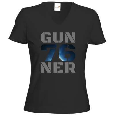 Motiv: T-Shirts Damen V-Neck FAIR WEAR - Gun76ner Block - bestimme auf Wunsch Details wie Produkt, Grösse, Farbe und Position selbst ! Motiv: T-Shirts Damen V-Neck FAIR WEAR - Gun76ner Block