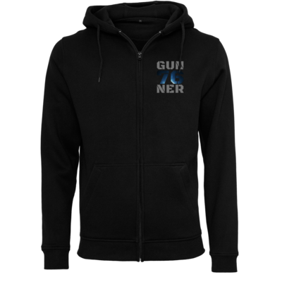 Motiv: Heavy Zip-Hoodie - Gun76ner Block - bestimme auf Wunsch Details wie Produkt, Grösse, Farbe und Position selbst ! Motiv: Heavy Zip-Hoodie - Gun76ner Block