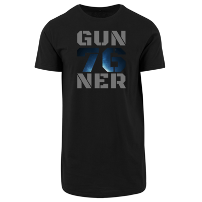 Motiv: Shaped Long Tee - Gun76ner Block - bestimme auf Wunsch Details wie Produkt, Grösse, Farbe und Position selbst ! Motiv: Shaped Long Tee - Gun76ner Block
