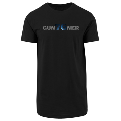 Motiv: Shaped Long Tee - Gun76ner Lang - bestimme auf Wunsch Details wie Produkt, Grösse, Farbe und Position selbst ! Motiv: Shaped Long Tee - Gun76ner Lang