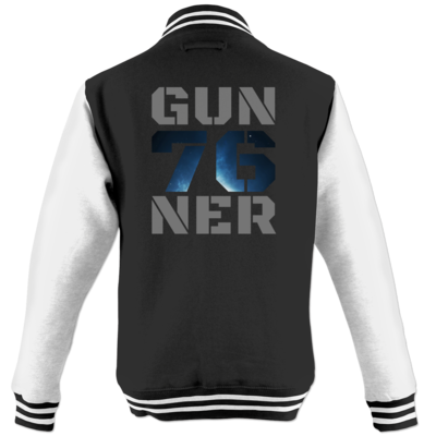 Motiv: College Jacke - Gun76ner Block - bestimme auf Wunsch Details wie Produkt, Grösse, Farbe und Position selbst ! Motiv: College Jacke - Gun76ner Block
