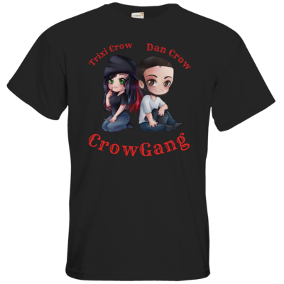 Motiv: T-Shirt Premium FAIR WEAR - Trixi und Dan - bestimme auf Wunsch Details wie Produkt, Grösse, Farbe und Position selbst ! Motiv: T-Shirt Premium FAIR WEAR - Trixi und Dan
