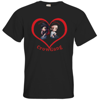 Motiv: T-Shirt Premium FAIR WEAR - Trixi und Dan in Love - bestimme auf Wunsch Details wie Produkt, Grösse, Farbe und Position selbst ! Motiv: T-Shirt Premium FAIR WEAR - Trixi und Dan in Love