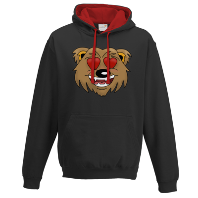Motiv: Two-Tone Hoodie - Love - bestimme auf Wunsch Details wie Produkt, Grösse, Farbe und Position selbst ! Motiv: Two-Tone Hoodie - Love