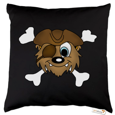Motiv: Kissen Baumwolle - PIRATENBAER - bestimme auf Wunsch Details wie Produkt, Grösse, Farbe und Position selbst ! Motiv: Kissen Baumwolle - PIRATENBAER