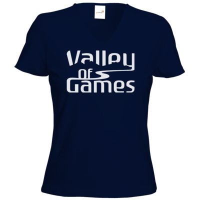 Motiv: T-Shirt Damen V-Neck Classic - voglogo - bestimme auf Wunsch Details wie Produkt, Grösse, Farbe und Position selbst ! Motiv: T-Shirt Damen V-Neck Classic - voglogo