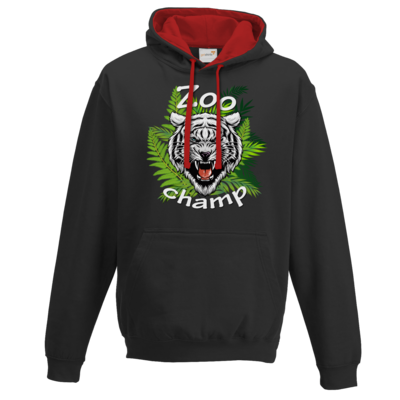 Motiv: Two-Tone Hoodie - ZoochampLogo - bestimme auf Wunsch Details wie Produkt, Grösse, Farbe und Position selbst ! Motiv: Two-Tone Hoodie - ZoochampLogo