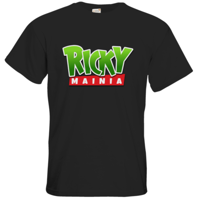Motiv: T-Shirt Premium FAIR WEAR - Rickymainia Logo - bestimme auf Wunsch Details wie Produkt, Grösse, Farbe und Position selbst ! Motiv: T-Shirt Premium FAIR WEAR - Rickymainia Logo