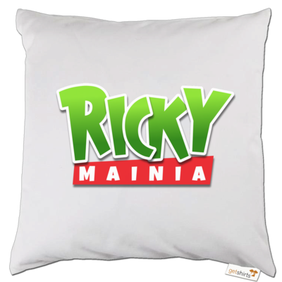 Motiv: Kissen - Rickymainia Logo - bestimme auf Wunsch Details wie Produkt, Grösse, Farbe und Position selbst ! Motiv: Kissen - Rickymainia Logo