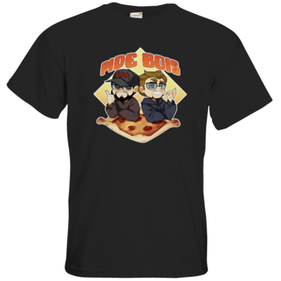 Motiv: T-Shirt Premium FAIR WEAR - Pide Bois Podcast - bestimme auf Wunsch Details wie Produkt, Grösse, Farbe und Position selbst ! Motiv: T-Shirt Premium FAIR WEAR - Pide Bois Podcast