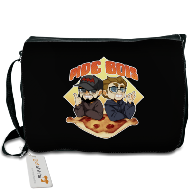 Motiv: Schultertasche - Pide Bois Podcast - bestimme auf Wunsch Details wie Produkt, Grösse, Farbe und Position selbst ! Motiv: Schultertasche - Pide Bois Podcast