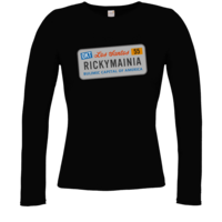 Motiv: Longsleeve Damen Organic - Rickymainia Kennzeichen - bestimme auf Wunsch Details wie Produkt, Grösse, Farbe und Position selbst ! Motiv: Longsleeve Damen Organic - Rickymainia Kennzeichen
