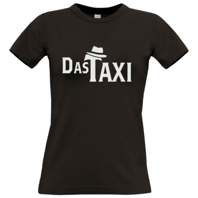 Motiv: T-Shirt Damen Premium FAIR WEAR - Das Taxi - bestimme auf Wunsch Details wie Produkt, Grösse, Farbe und Position selbst ! Motiv: T-Shirt Damen Premium FAIR WEAR - Das Taxi