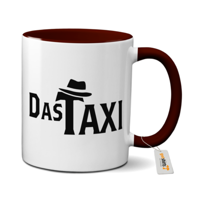 Motiv: Tasse farbig - Das Taxi