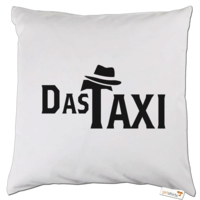 Motiv: Kissen - Das Taxi - bestimme auf Wunsch Details wie Produkt, Grösse, Farbe und Position selbst ! Motiv: Kissen - Das Taxi