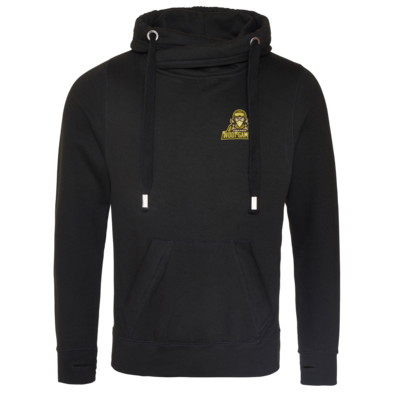 Motiv: Cross Neck Hoodie - goldies - bestimme auf Wunsch Details wie Produkt, Grösse, Farbe und Position selbst ! Motiv: Cross Neck Hoodie - goldies