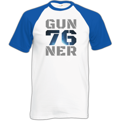 Motiv: TShirt Baseball - Gun76ner Block - bestimme auf Wunsch Details wie Produkt, Grösse, Farbe und Position selbst ! Motiv: TShirt Baseball - Gun76ner Block